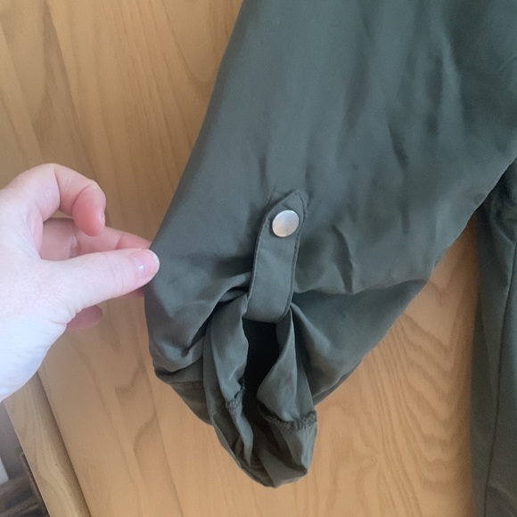 Womens Khaki light jacket from H&M size 12 - Picture 3 of 4